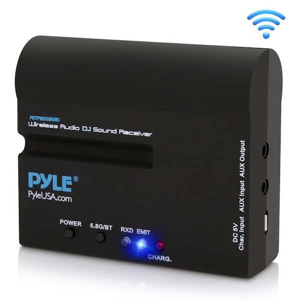 Pyle Wireless Audio Dj Sound Receiver (Works With Pyle Model: Pmx6Bu) PRTPMX6BURC - main